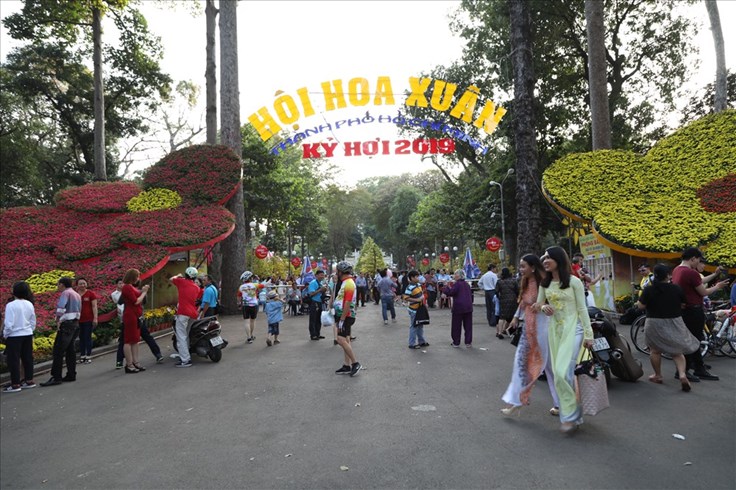 Người Sài Gòn thong thả du xuân Người Sài Gòn thong thả du xuân