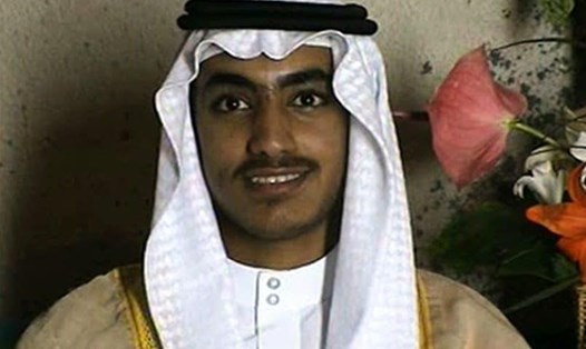 Hamza bin Laden trong bức ảnh thu được vào tháng 5.2011 khi đặc vụ Mỹ tiêu diệt Osama bin Laden tại Pakistan. Ảnh: CIA