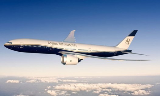 Dòng máy bay thân rộng 777x của Boeing mới ra mắt. 
