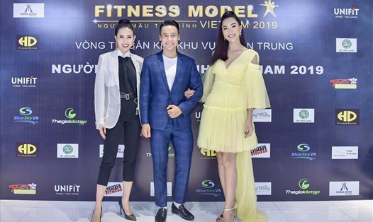 Phan Thị Mơ, Cao Xuân Tài và Trương Diệu Ngọc tại cuộc thi.