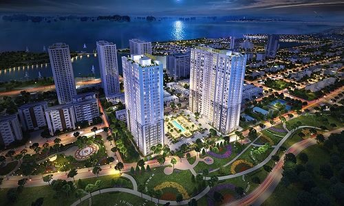 Phối cảnh dự án Green Bay Garden 