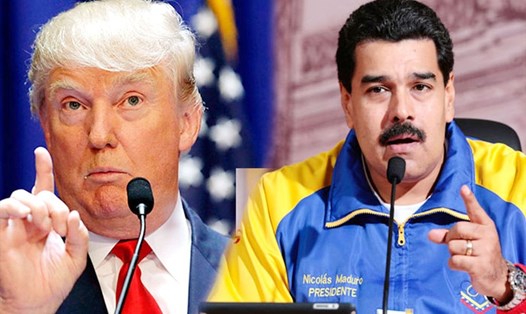 Tổng thống Donald Trump và Tổng thống Nicolas Maduro. Ảnh: Caracas Chronicles.