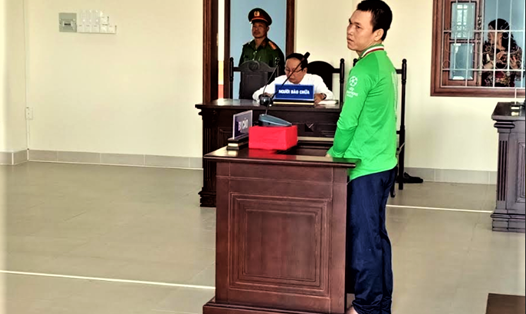 Bị cáo Lê Văn Liếp tại phiên tòa. Ảnh: P.V