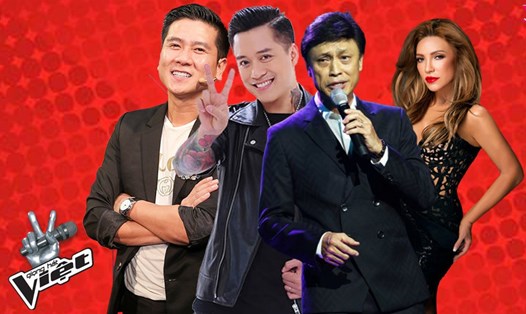 Bộ tứ huấn luyện viên The Voice 2019. 