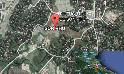 Xã Sơn Phú, nơi xẩy ra sự việc - Ảnh: Google