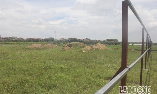 Hàng chục dự án bị bỏ hoang ở huyện Mê Linh. Ảnh: Vương Trần