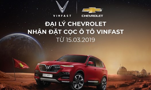 Cty TNHH Sản xuất và Kinh doanh VinFast công bố chính thức nhận đặt hàng ô tô VinFast tại các đại lý Chevrolet trên toàn quốc. Ảnh: Vin 