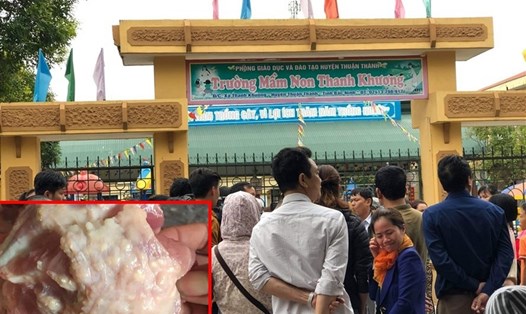 Những ngày qua, các phụ huynh ở huyện Thuận Thành (Bắc Ninh) đã bức xúc, "tố" việc thực phẩm bẩn "tuồn" vào trường học.