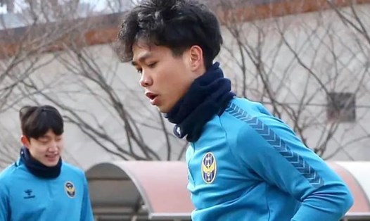 Công Phượng đang nỗ lực tâp luyện tại Incheon United.