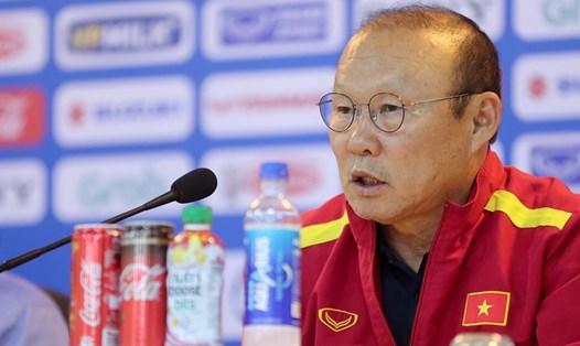 HLV Park hang-seo có nhiều điểm không hài lòng về quá trình tập trung của U23 Việt Nam. Ảnh: ST