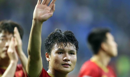 Quang Hải đang là đội trưởng của U23 Việt Nam. Ảnh: Hữu Phạm 