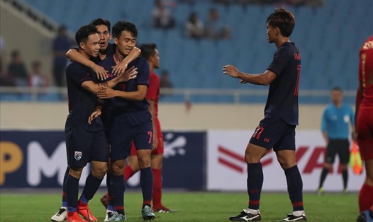U23 Thái Lan đánh bại U23 Indonesia với tỉ số 4-0 như một lời khẳng định sức mạnh lên đối thủ U23 Việt Nam. Ảnh: Sơn Tùng