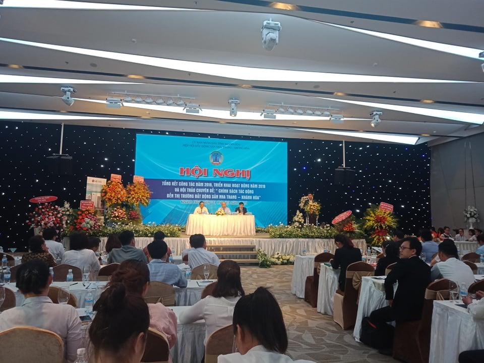 Hiệp hội Bất động sản Nha Trang - Khánh Hòa tổ chức tổng kết hoạt động năm 2018.