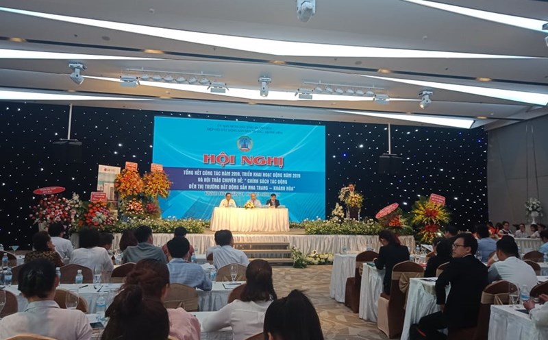 Hiệp hội Bất động sản Nha Trang - Khánh Hòa tổ chức tổng kết hoạt động năm 2018.