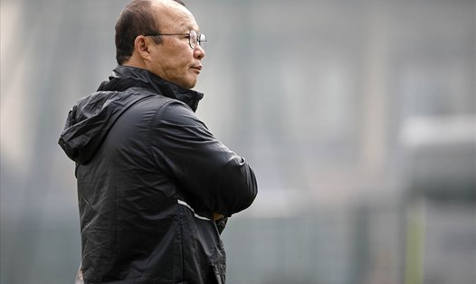 HLV Park Hang-seo không hài lòng với  U23 Việt Nam. Ảnh: H.A