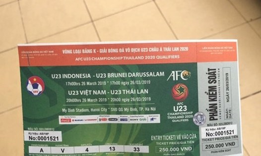 Nhu cầu về vé  trận U23 Việt Nam - U23 Thái Lan đang tăng nhẹ. Ảnh: H.Đ 