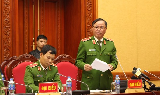 Trung tướng Trần Văn Vệ. Ảnh Nguyên Vương.