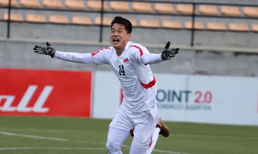 U23 Triều Tiên là đội đầu tiên giành vé dự VCK U23 Châu Á 2020 với ngôi nhất bảng G sau 3 lượt trận (không tính chủ nhà U23 Thái Lan). Ảnh: AFC