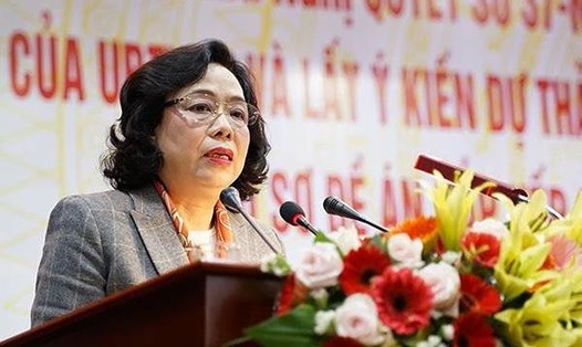 Phó Bí thư Thành ủy TP Hà Nội Ngô Thanh Hằng.  