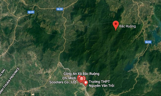 Huyện Tánh Linh, tỉnh Bình Thuận - nơi xảy ra vụ việc