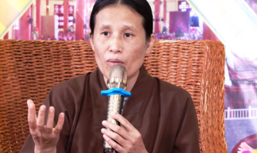 Bà Phạm Thị Yến - một nhân vật "quyền lực" ở chùa Ba Vàng dù thực tế chỉ là một phật tử.