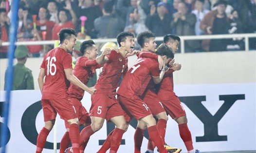 U23 Việt Nam đã có thành tích 3 trận toàn thắng ở vòng loại. Ảnh: H.A