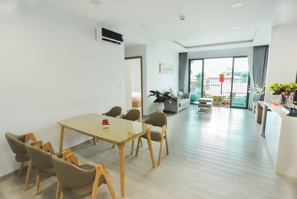 Các căn hộ One 18 có thiết kế thoáng khí, hiện đại. 