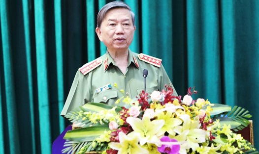 Bộ trưởng Bộ Công an - Đại tướng Tô Lâm cho rằng sẽ cương quyết không để Việt Nam thành điểm trung chuyển ma túy. Ảnh: Trường Sơn 
