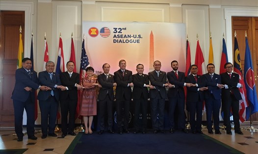 Đối thoại ASEAN-Mỹ lần thứ 32 diễn ra từ 27-28.3 tại Washington DC, Mỹ. Ảnh: VBC. 