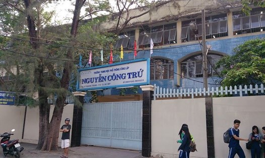 Trường THPT Nguyễn Công Trứ- Ảnh: Hưng Long 
