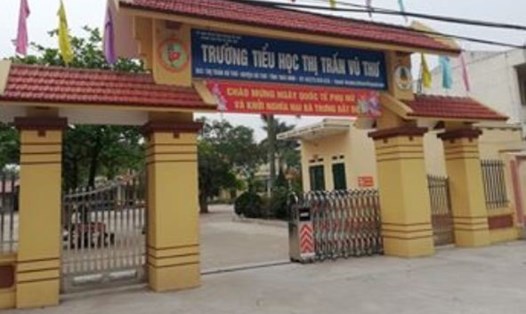 Trường tiểu học thị trấn Vũ Thư.