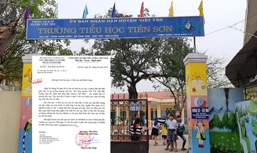 Bộ GDĐT ra công văn khẩn vụ thấy giáo bị tố dâm ô nhiều học sinh tại Bắc Giang. Ảnh: TL