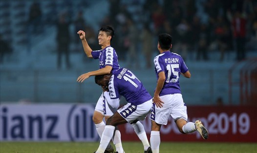 Duy Mạnh được AFC công nhận là chủ nhân của danh hiệu bàn thắng đẹp nhất vòng 1 AFC Cup 2019. Ảnh: T.L