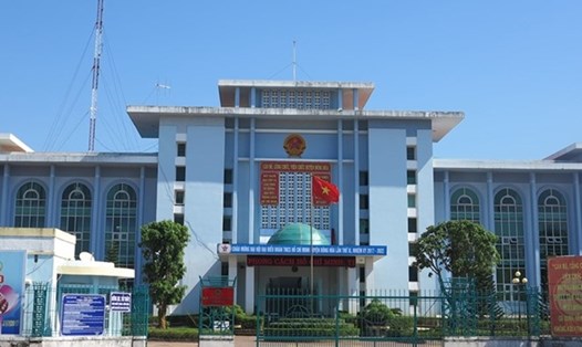 Trụ sở UBND huyện Đông Hòa, Phú Yên. Ảnh: Cổng TTĐT huyện Đông Hòa
