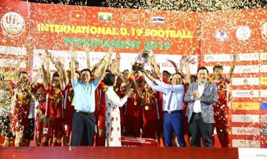 U19 Việt Nam giành chức vô địch xứng đáng. Ảnh: VFF