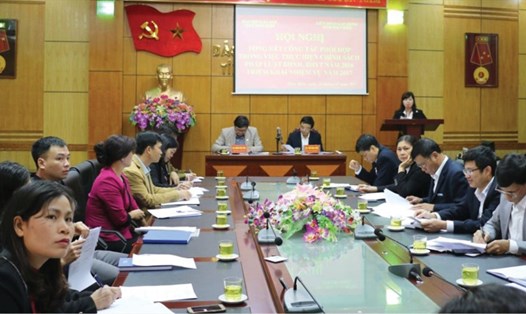 LĐLĐ tỉnh và BHXH tỉnh Điện Biên tổ chức Hội nghị tổng kết chương trình phối hợp. Ảnh: Đ.B