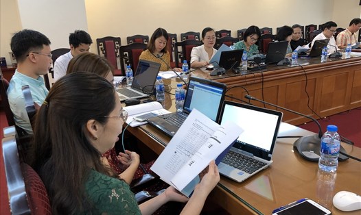 Các học viên lớp tập huấn được hướng dẫn sử dụng và thực hành quản lý đoàn viên ngay trên máy tính.