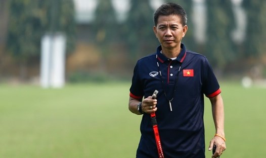 HLV Hoàng Anh Tuấn đang hướng đến những mục tiêu lớn cùng U18 Việt Nam. Ảnh: VFF