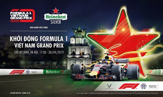 Sự kiện “Khởi động Formula 1 Việt Nam Grand Prix” vào tối ngày 20.4.2019 tại Quảng trường sân Vận động Quốc gia Mỹ Đình, Hà Nội. Ảnh: P.V 