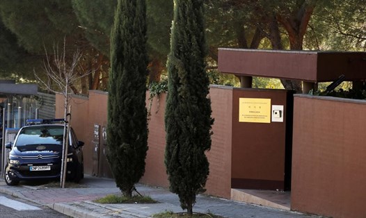 Đại sứ quán Triều Tiên ở Tây Ban Nha. Ảnh: Reuters. 