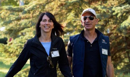 MacKenzie và Jeff Bezos sắp hoàn tất vụ ly hôn. Ảnh: Getty Images