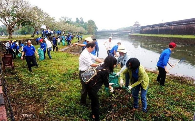 "Ngày Chủ nhật xanh" ở Huế sau 3 tháng đã thu được nhiếu kết quả khả quan