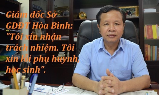 Ông Bùi Trọng Đắc – Giám đốc Sở GDĐT Hoà Bình. 