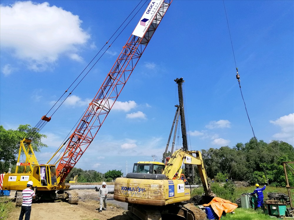 Dự án cao tốc Trung Lương - Mỹ Thuận đang được tái khởi động. Ảnh: C.H