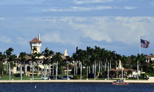 Khu nghỉ dưỡng của ông Donald Trump ở Palm Beach, Florida. Ảnh: AP. 