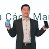 Henry Liu - Tổng giám đốc Nhóm Kinh doanh và Tiêu dùng Huawei Việt Nam - ra mắt P30 series.