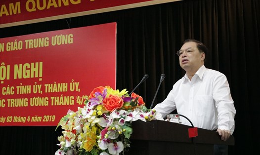Ông Lê Mạnh Hùng - Phó Trưởng Ban Tuyên giáo Trung ương. Ảnh Trần Vương