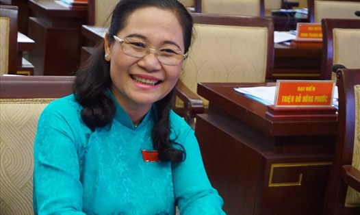 Bà Nguyễn Thị Lệ được bầu làm chủ tịch HĐND TPHCM nhiệm kỳ 2016-2021.  Ảnh: Minh Quân