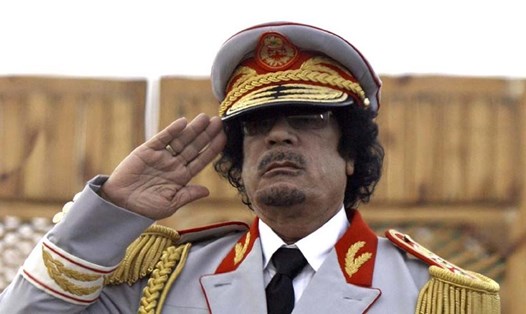 Cố Tổng thống Libya Muammar Gaddafi năm 2010. Ảnh: EPA