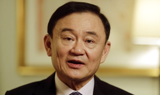 Cựu Thủ tướng Thái Lan Thaksin Shinawtra. Ảnh: AP. 